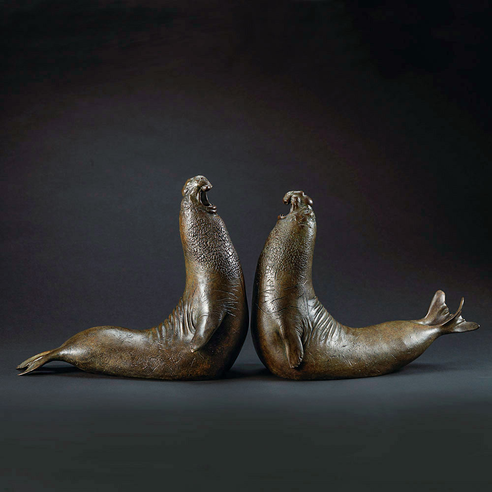 Elephant Seals (Beachmasters) by Nick Bibby