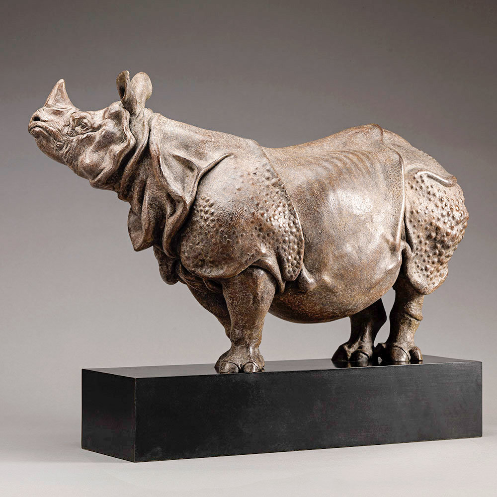 Indian Rhino (18") by Nick Bibby