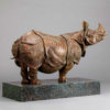 Indian Rhino (30") by Nick Bibby