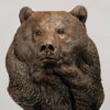Kodiak Brown Bear (Indomitable - Head Study) by Nick Bibby