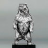 Kodiak Brown Bear (Indomitable - Silver Miniature) by Nick Bibby
