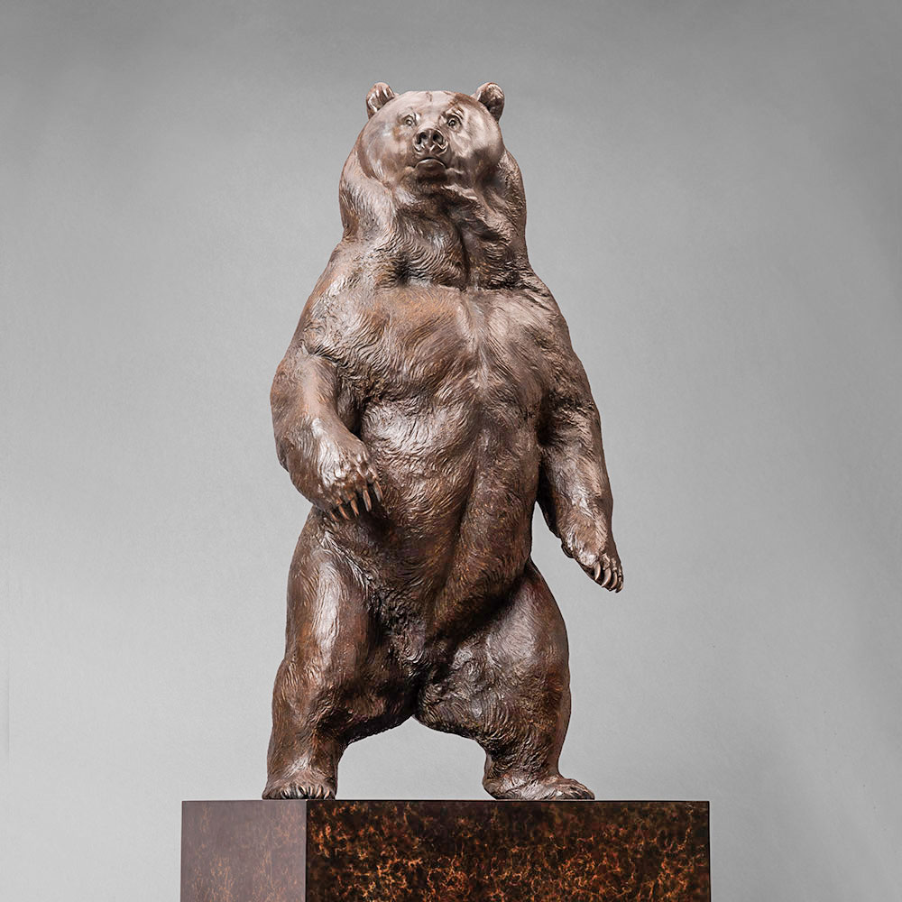 Kodiak Brown Bear (Indomitable Maquette) by Nick Bibby