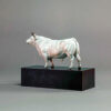 White Park Bull (Ash Nik-Nak - Miniature, Bronze) by Nick Bibby