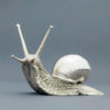 GARDEN SNAIL (HALLMARKED SILVER)