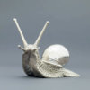 GARDEN SNAIL (HALLMARKED SILVER)